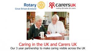 Rotary and Carers UK Partnership Title slide